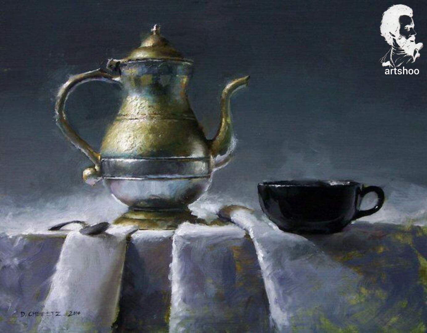 آموزش نقاشی رنگ روغن